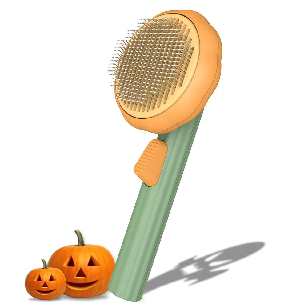 Pumpkin Pet Brush